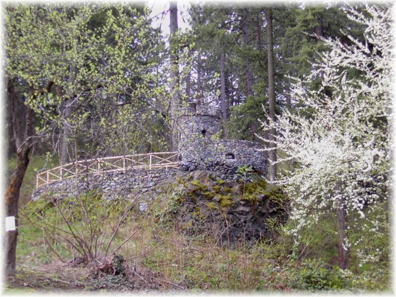 Castle overlook in spring.