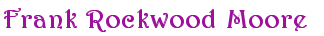 Frank Rockwood Moore